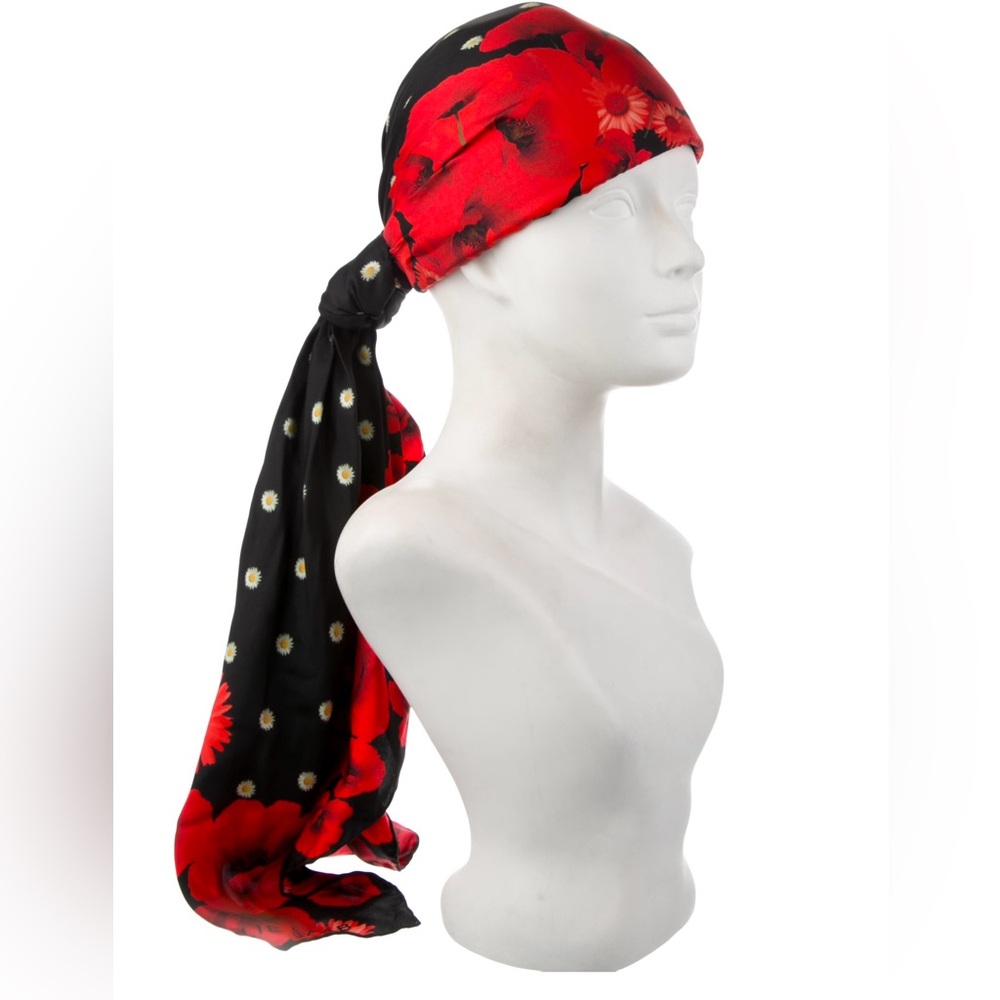 Eli Saab Silk Hat Scarf 2019 Resort NWT $605